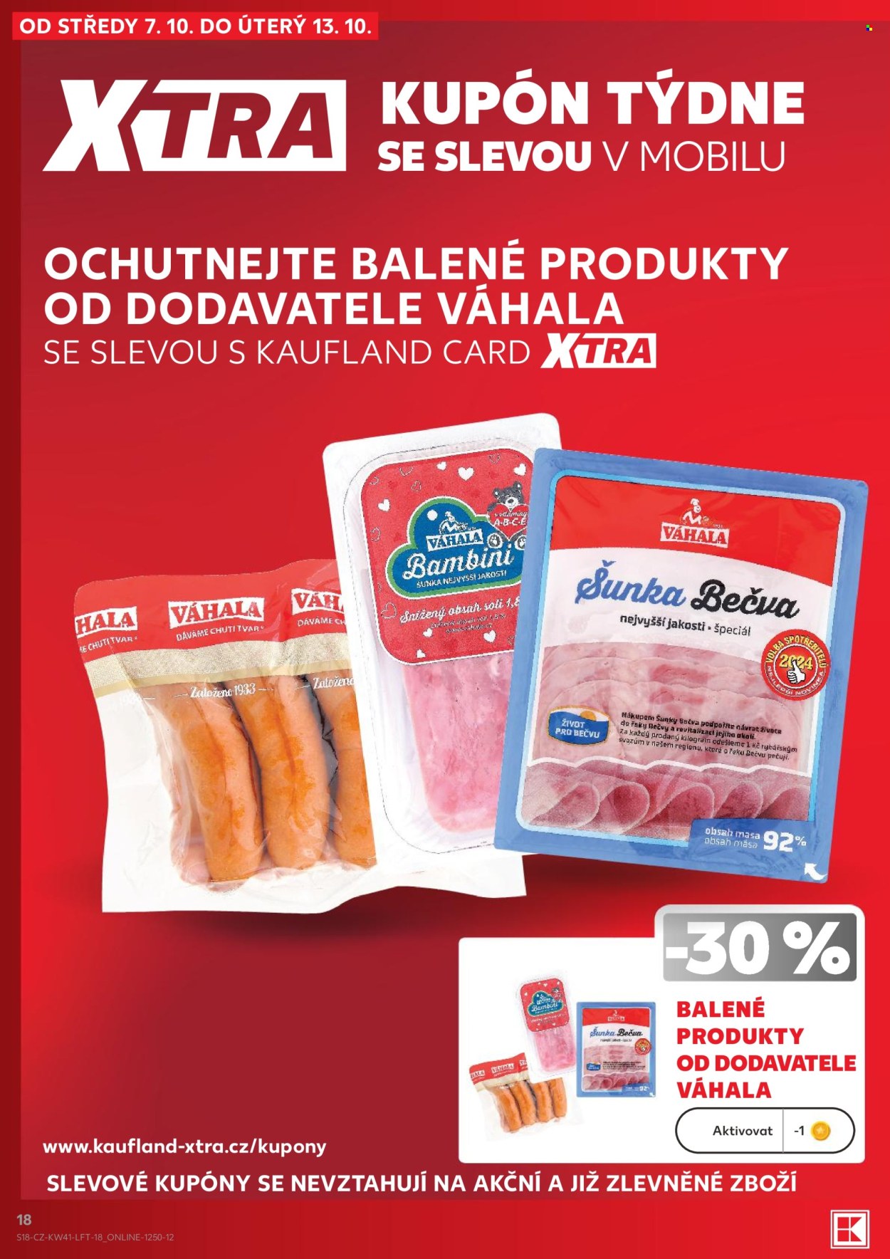 Leták Kaufland - 7. 10. 2026 - 13. 10. 2026. Strana 18