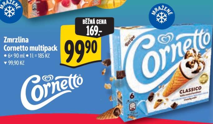 Zmrzlina Cornetto multipack