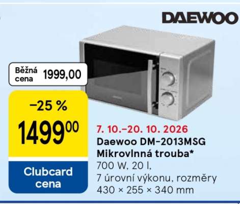 Daewoo DM-2013MSG Mikrovlnná trouba