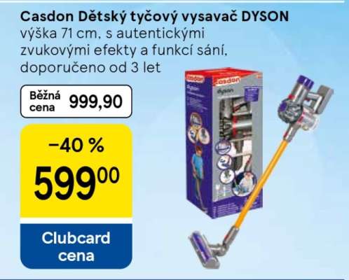 Casdon Dětský tyčový vysavač DYSON