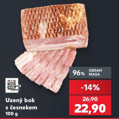 Uzený bok s česnekem