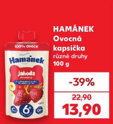 Hamánek ovocná kapsička
