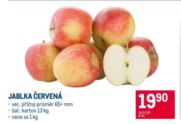 Jablka červená