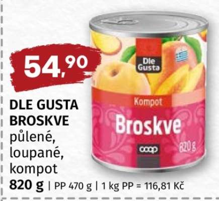 DLE GUSTA BROSKVE