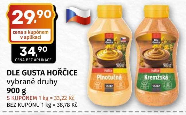 DLE GUSTA HOŘČICE