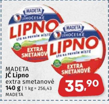 MADETA JČ Lipno extra smetanové