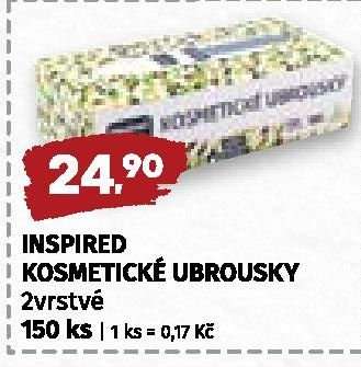 INSPIRED Kosmetické ubrousky