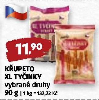 KŘUPETO XL TYČINKY
