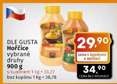 DLE GUSTA HOŘČICE