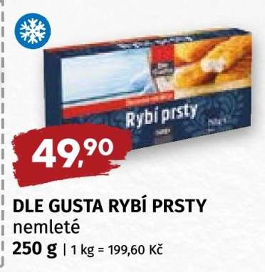 DLE GUSTA RYBÍ PRSTY