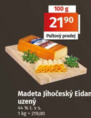 Madeta Jihočeský Eidam uzený