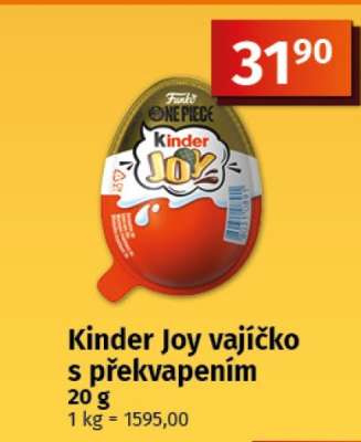 KINDER JOY VAJÍČKO S PŘEKVAPENÍM