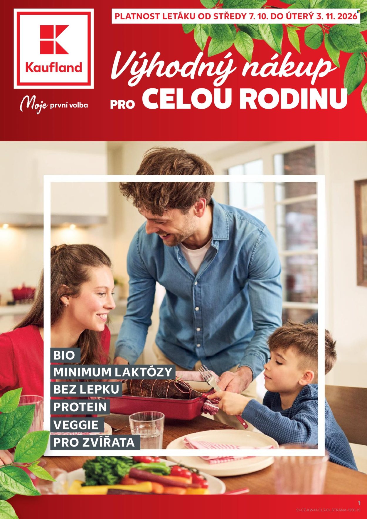 Leták Kaufland - 7. 10. 2026 - 3. 11. 2026. Strana 1