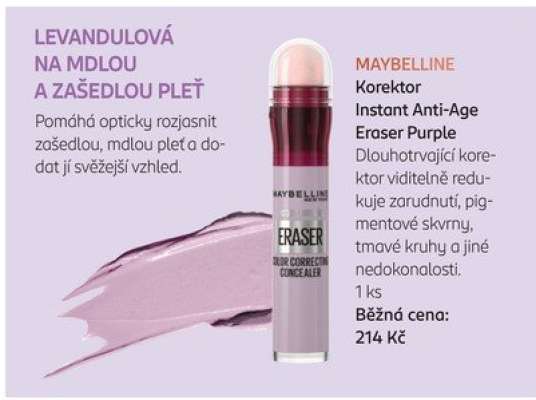 MAYBELLINE Korektor Instant Anti-Age Eraser Purple