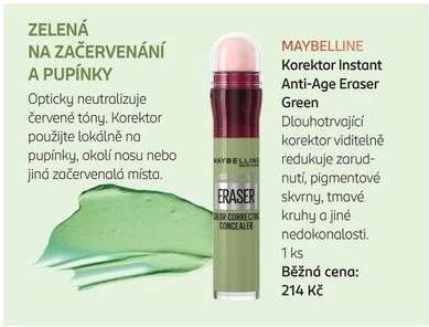Maybelline Korektor Instant Anti-Age Eraser Green