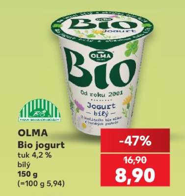 Olma Bio jogurt