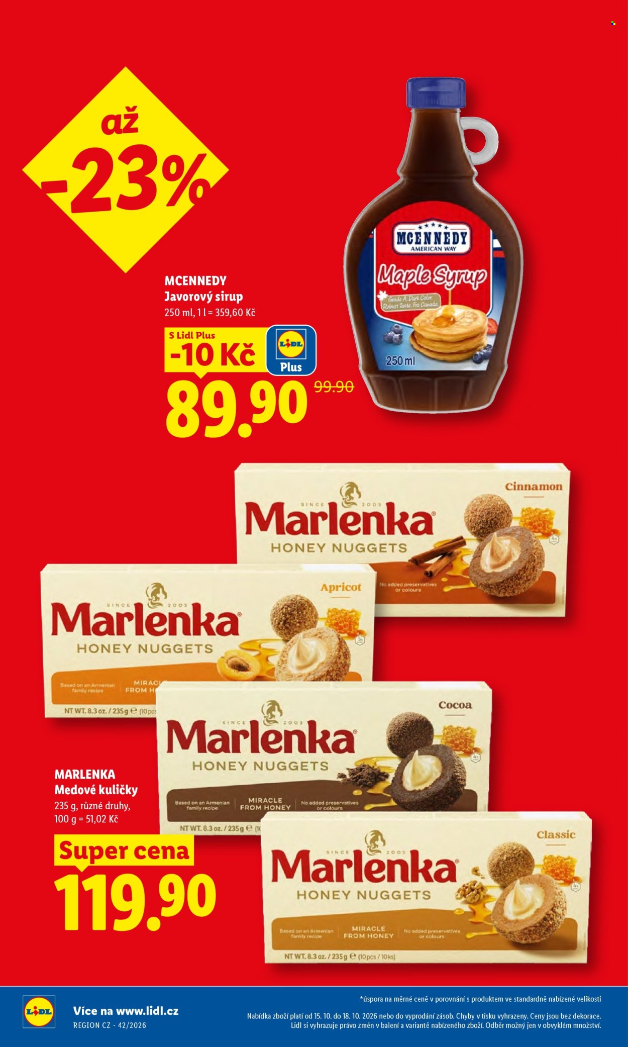 Leták Lidl - 15. 10. 2026 - 18. 10. 2026. Strana 6