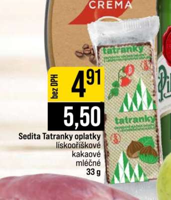 Sedita Tatranky oplatky