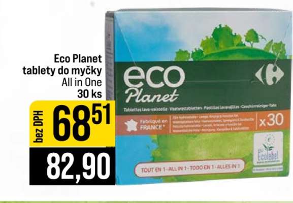 Eco Planet tablety do myčky All in One 30 ks