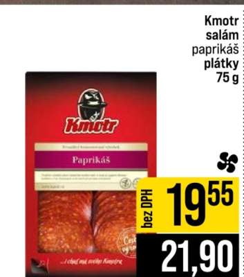 Kmotr salám paprikáš plátky 75 g