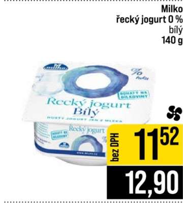 Milko Řecký jogurt 0%