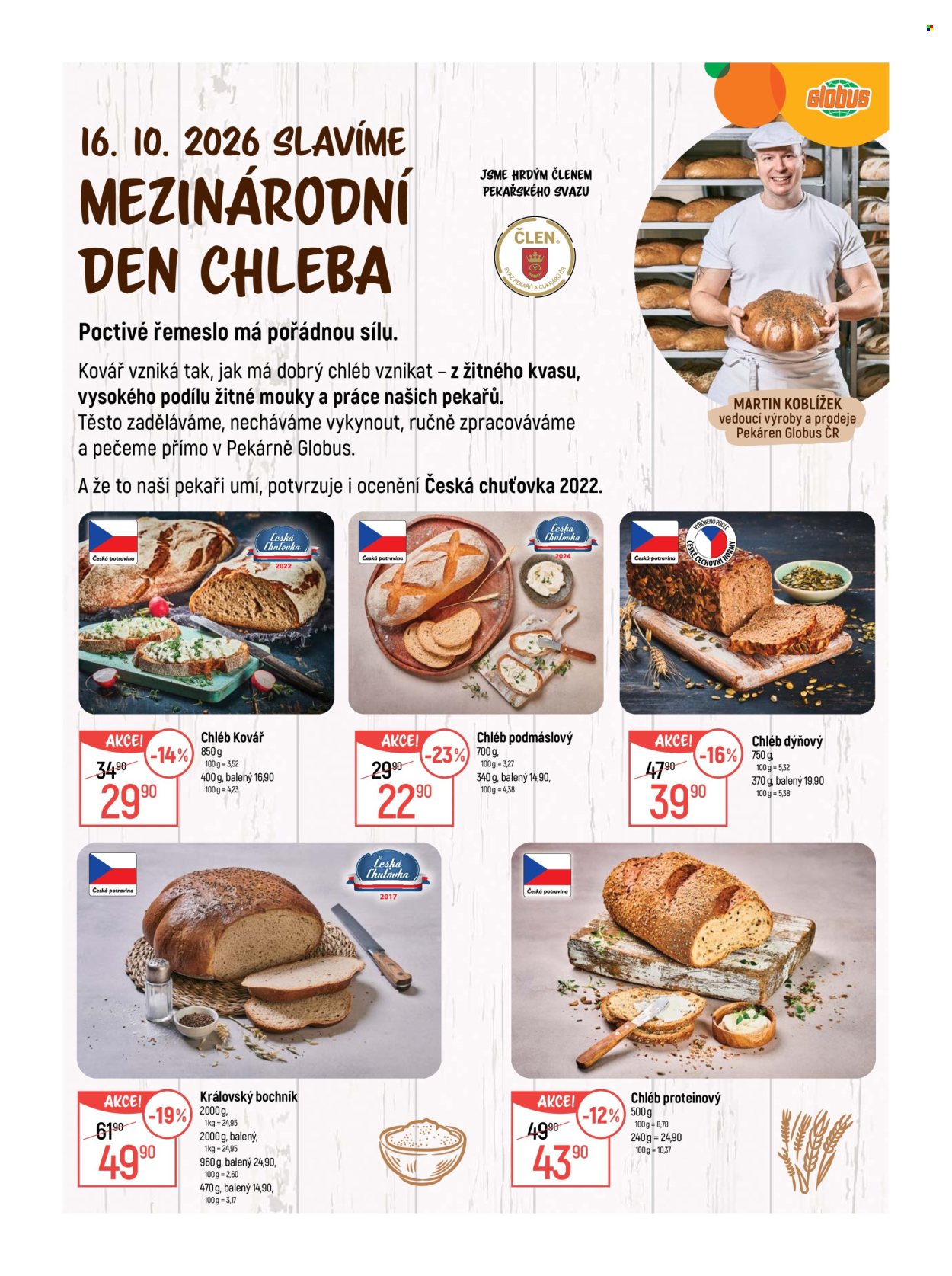 Leták Globus - 14. 10. 2026 - 20. 10. 2026. Strana 8