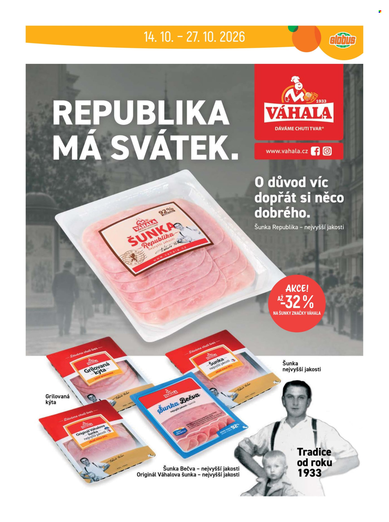Leták Globus - 14. 10. 2026 - 20. 10. 2026. Strana 28