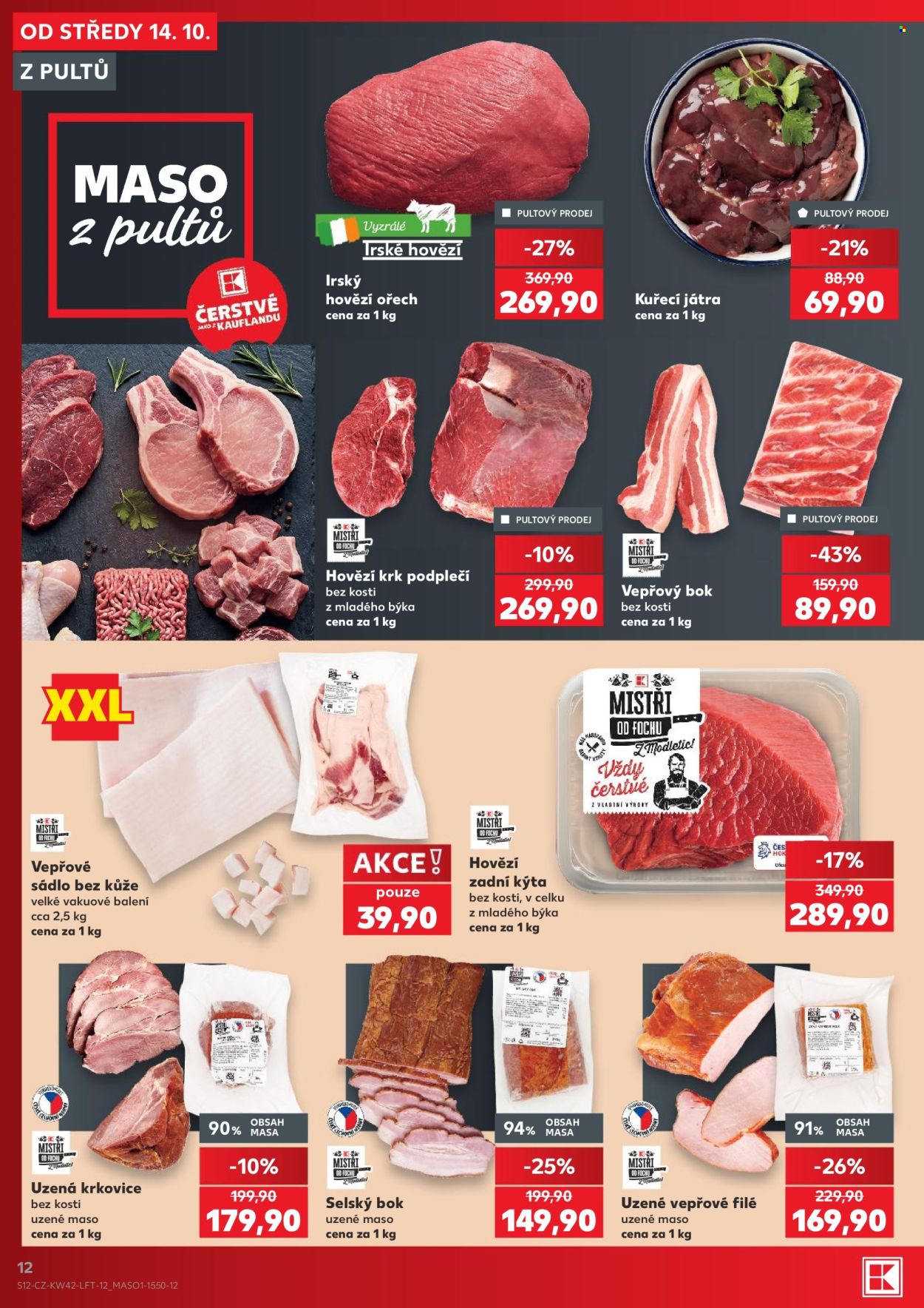 Leták Kaufland - 14. 10. 2026 - 20. 10. 2026. Strana 12
