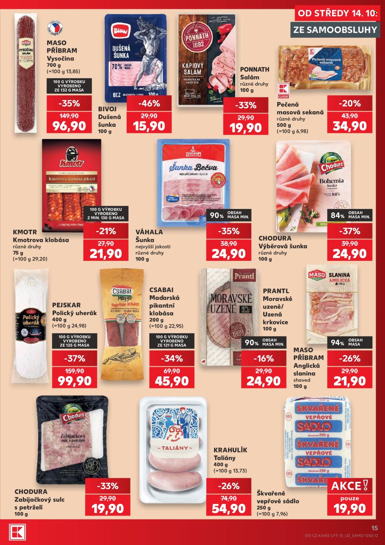Leták Kaufland - 14. 10. 2026 - 20. 10. 2026. Strana 15
