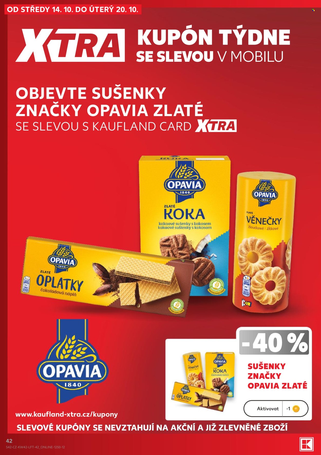 Leták Kaufland - 14. 10. 2026 - 20. 10. 2026. Strana 42
