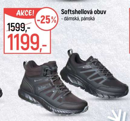 Softshellová obuv