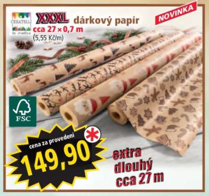 XXXL dárkový papír
