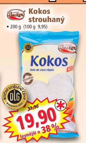 Kokos strouhaný