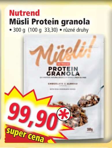Nutrend Müsli Protein granola