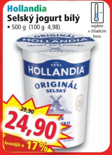 Hollandia Selský jogurt bílý