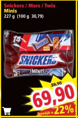 Snickers / Mars / Twix Minis