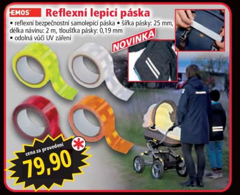 Reflexní lepicí páska