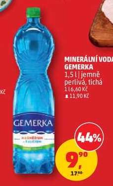 MINERÁLNÍ VODA GEMERKA*