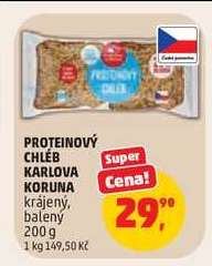 PROTEINOVÝ CHLÉB KARLOVA KORUNA