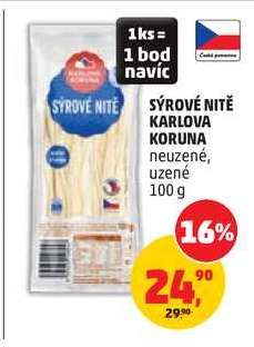 Sýrové nitě Karlova Koruna