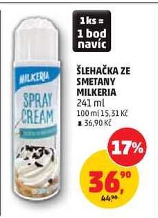 Šlehačka ze smetany Milkeria
