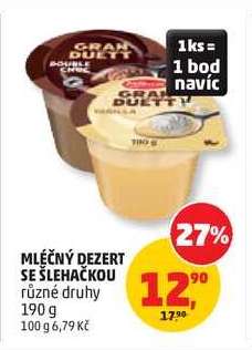 MLÉČNÝ DEZERT SE ŠLEHAČKOU