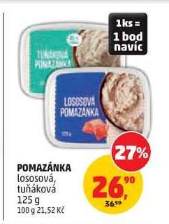 Pomazánka lososová/tuňáková