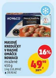 Masové knedlíčky v rajské omáčce NOWACO