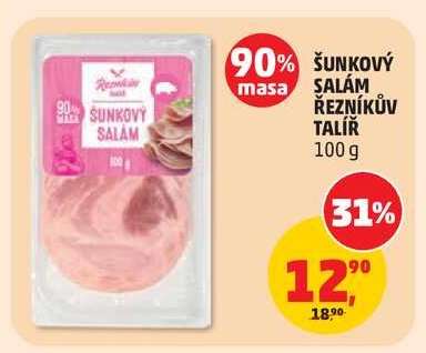 ŠUNKOVÝ SALÁM ŘEZNÍKŮV TALÍŘ