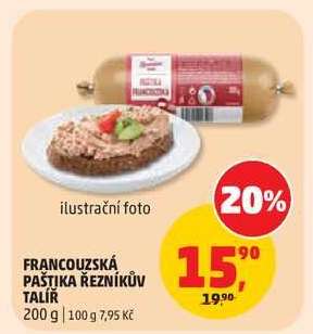 FRANCOUZSKÁ PAŠTIKA ŘEZNÍKŮV TALÍŘ