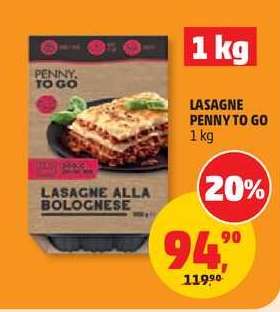 LASAGNE PENNY TO GO