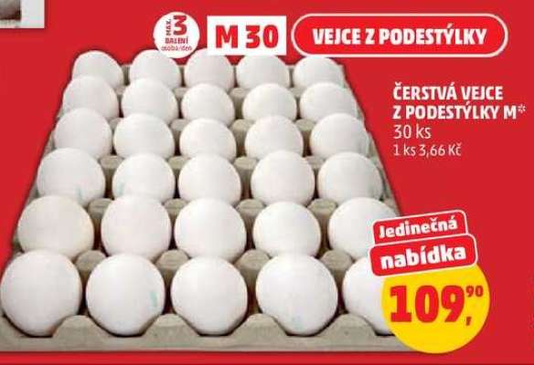 Čerstvá vejce z podestýlky M