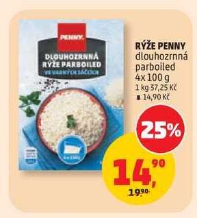 RÝŽE PENNY dlouhozrnná parboiled