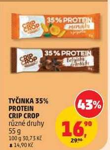 TYČINKA 35% PROTEIN CRIP CROP